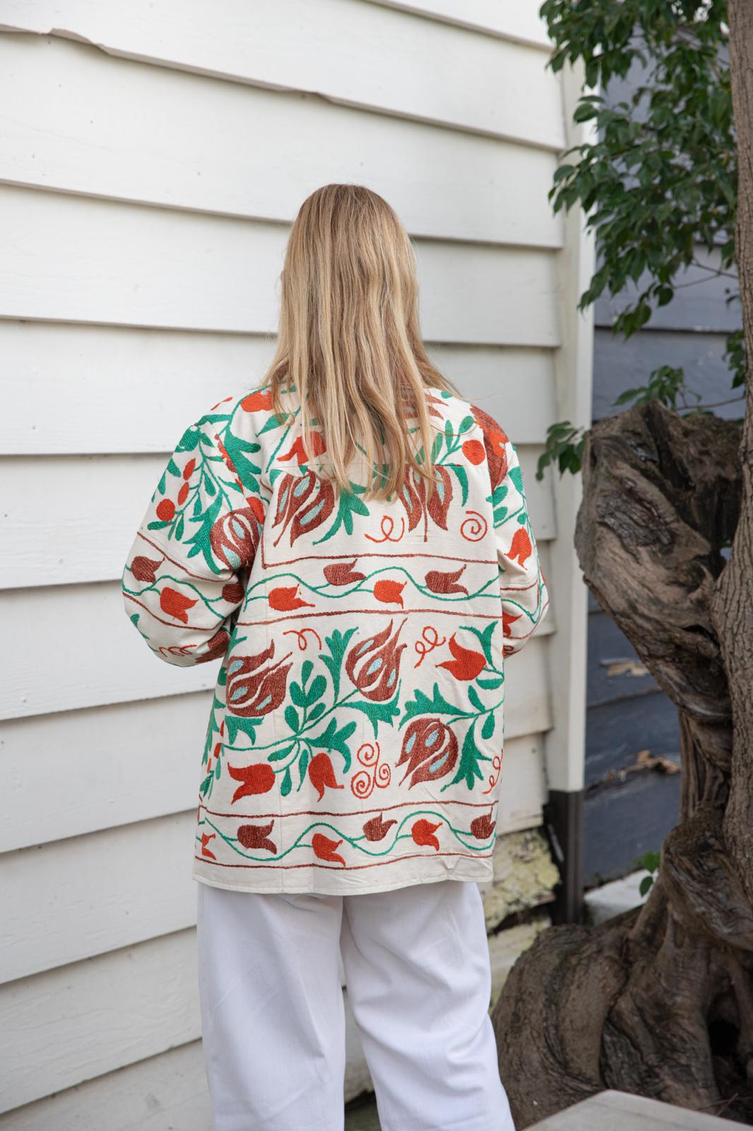 Short Suzani jacket