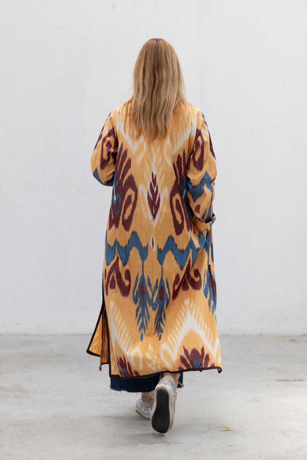 Ikat Long Jacket