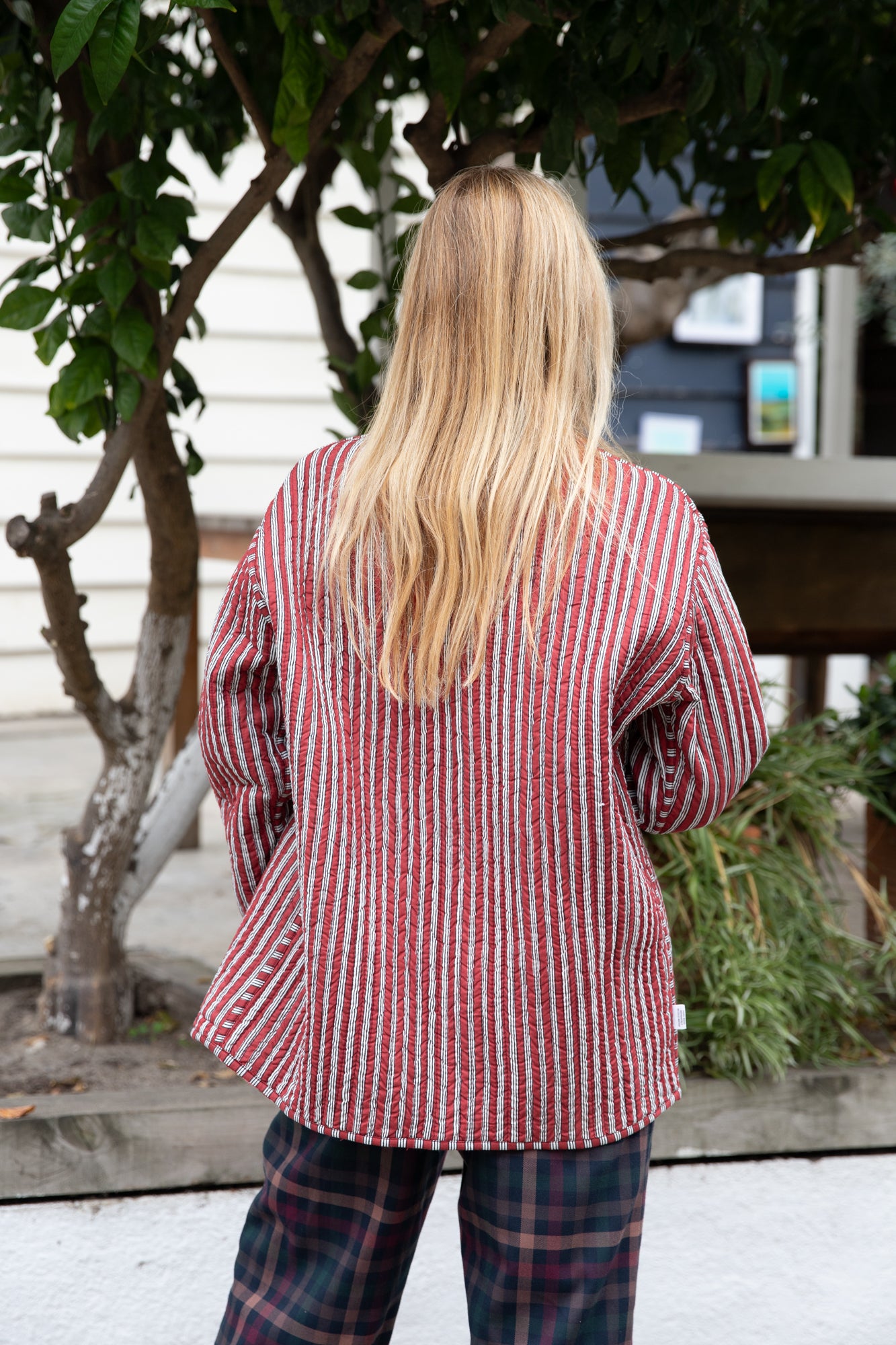 Chaqueta Corta Acolchada Reversible