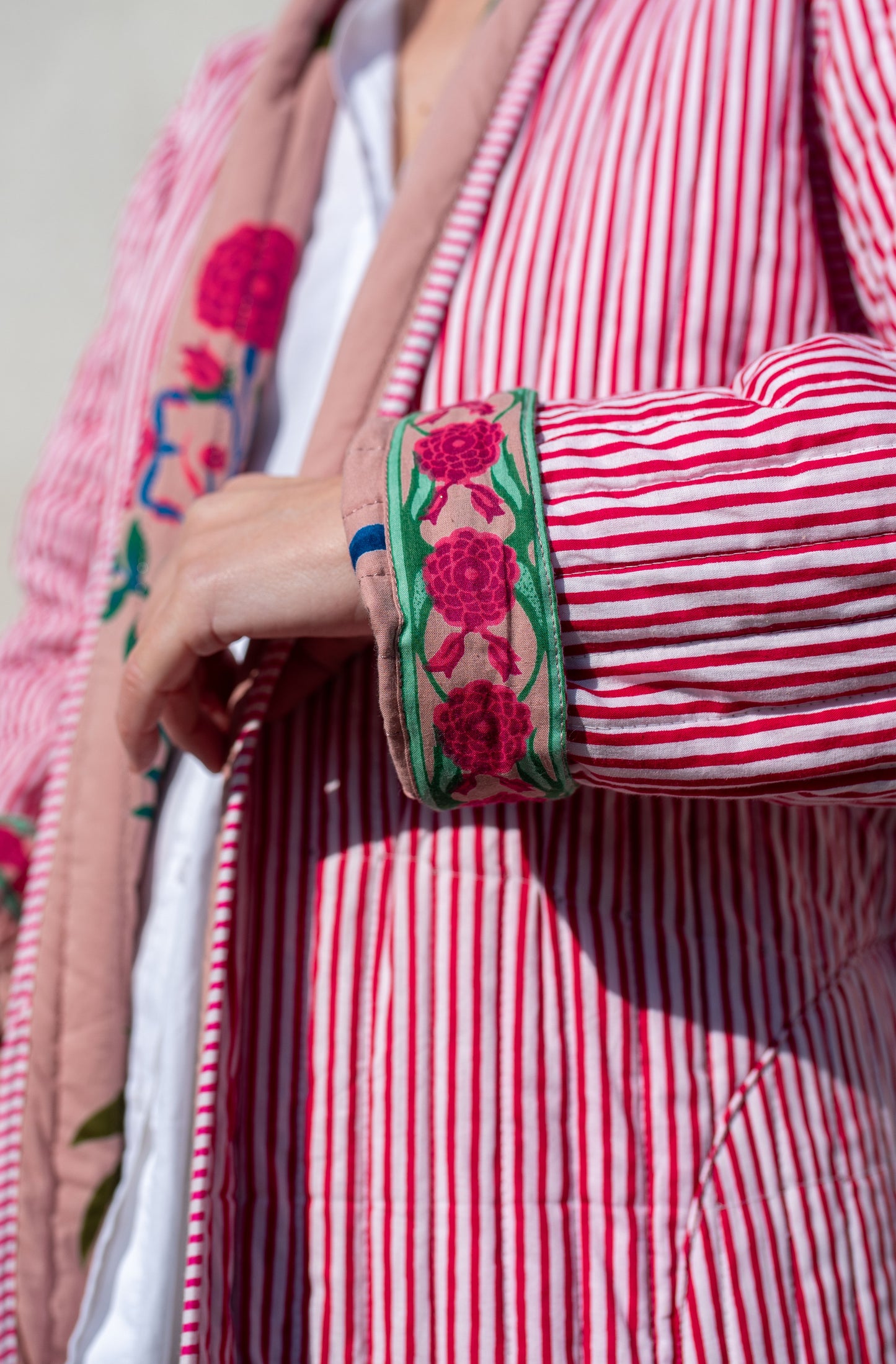 Quilted Palm Tree Jacket