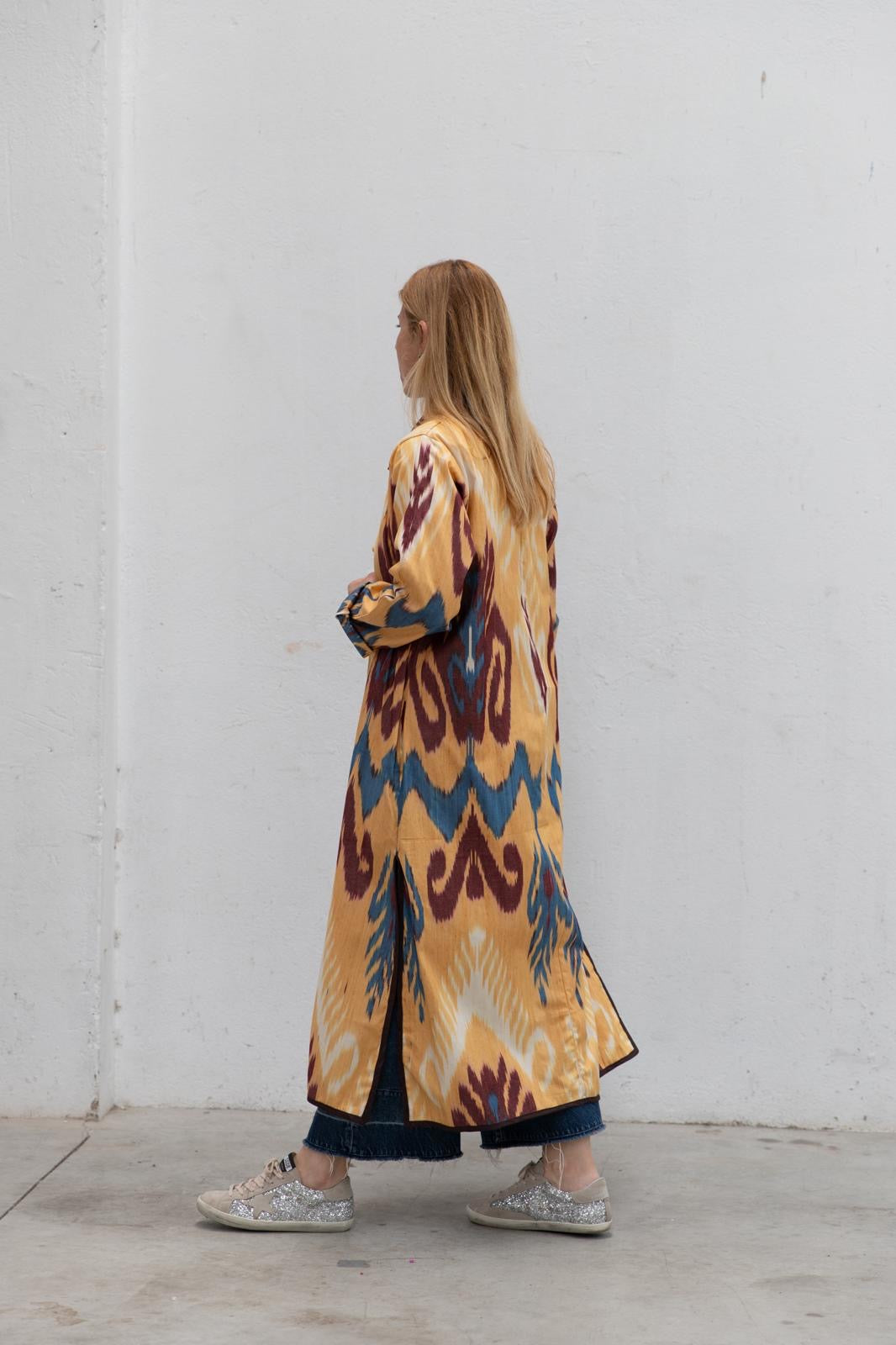 Ikat Long Jacket