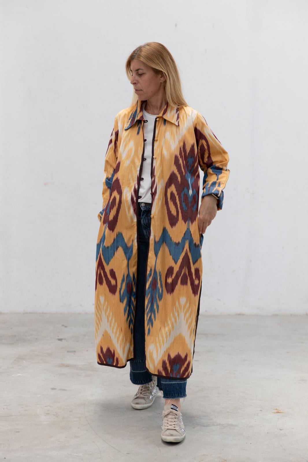 Ikat Long Jacket