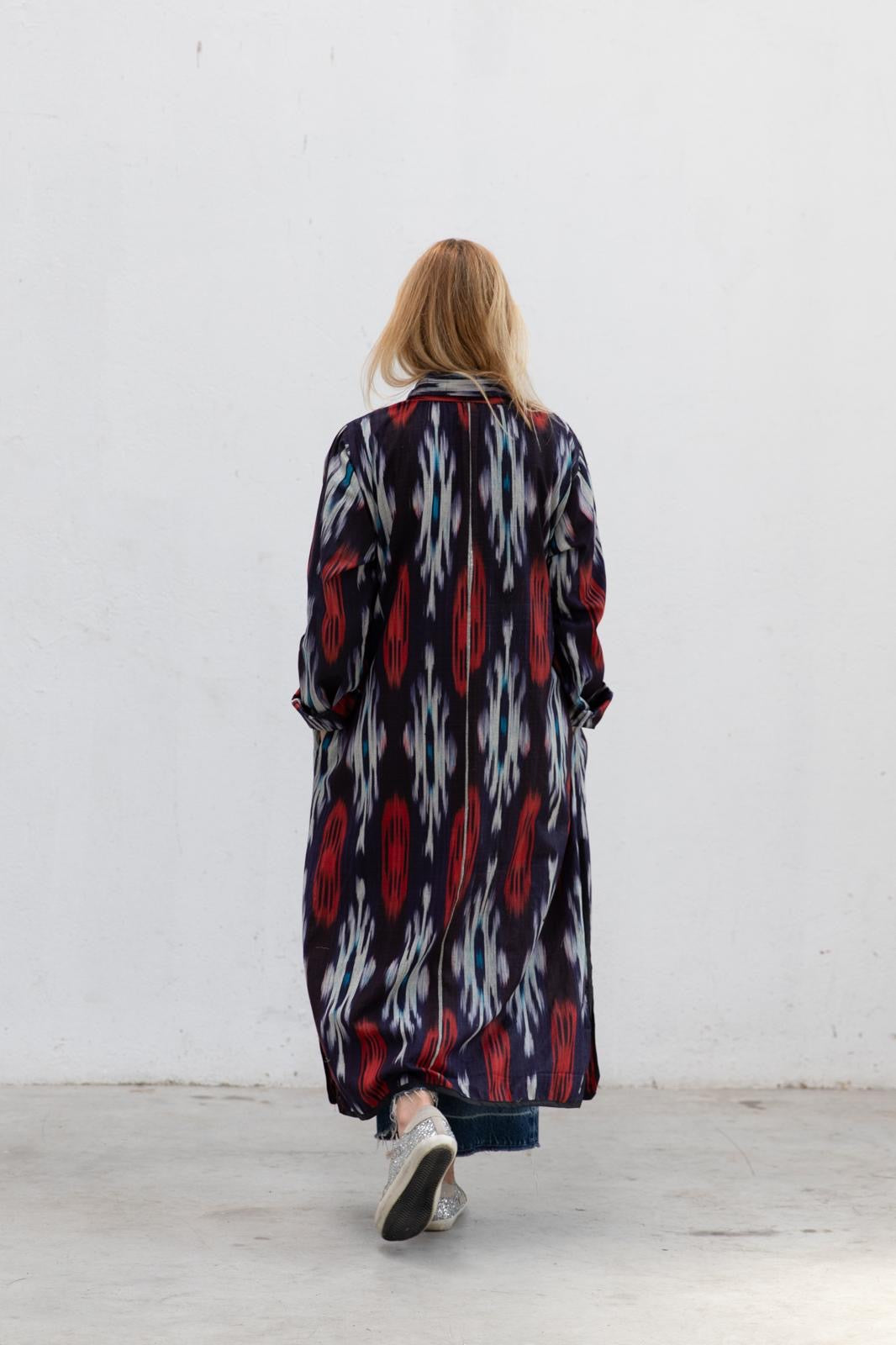 Ikat Long Jacket