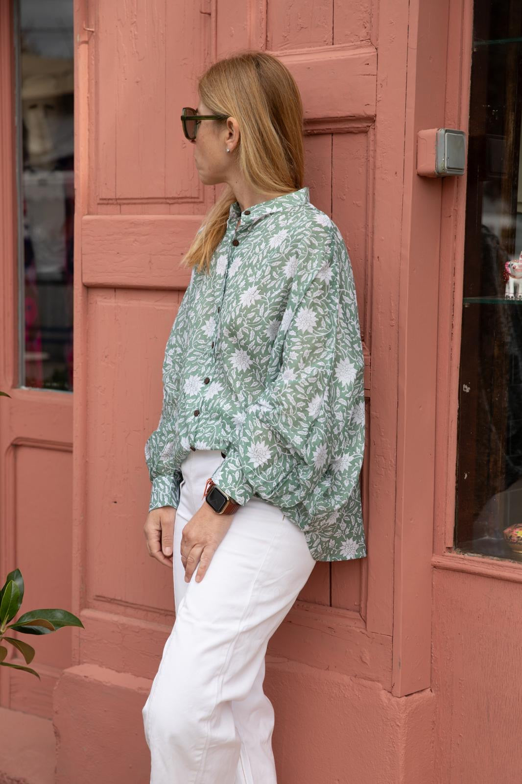 AISHA GREEN TOP