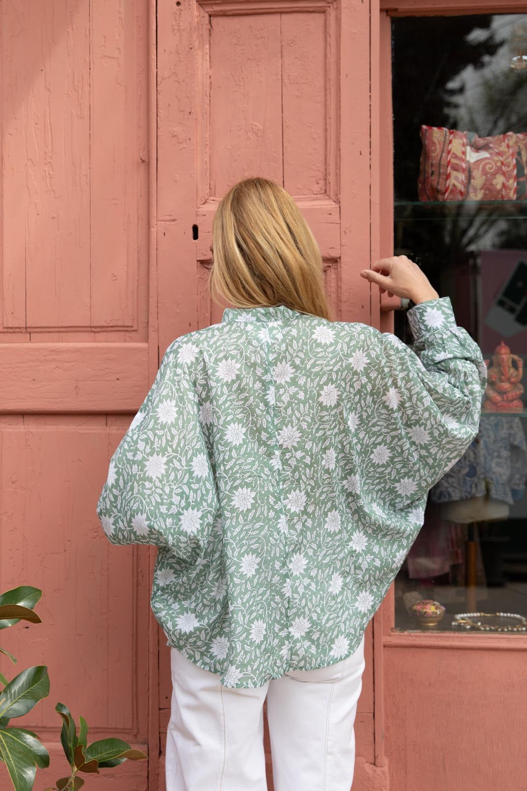 AISHA GREEN TOP