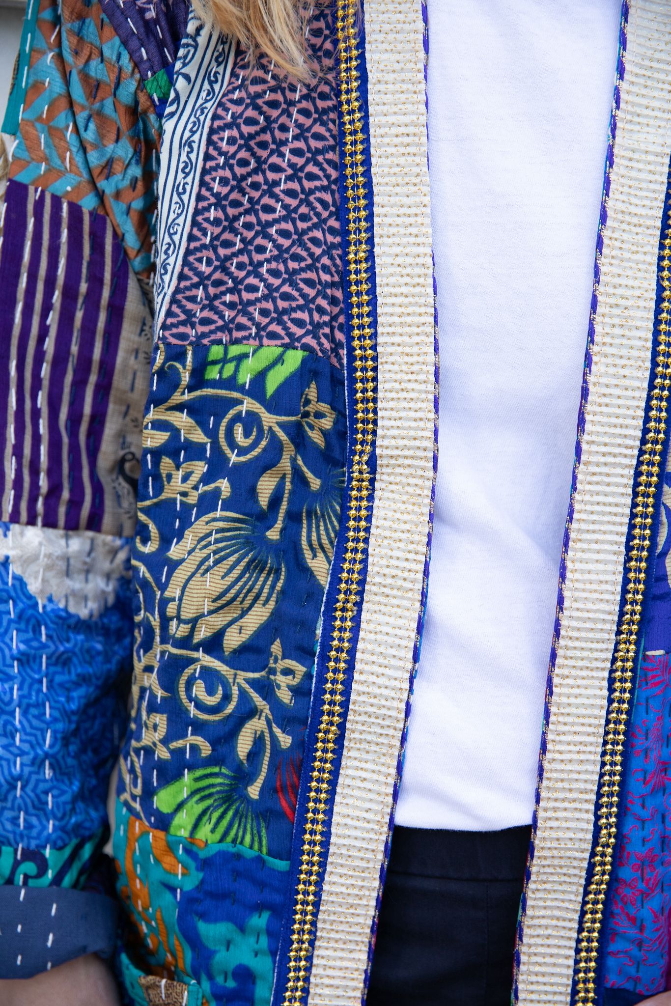 Old Kantha Patchwork Jacket