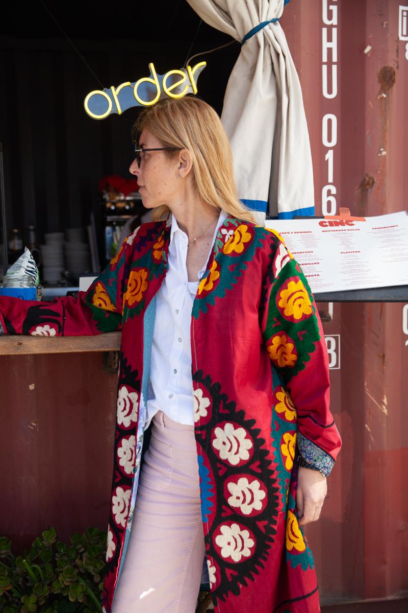 Long Suzani Kimono