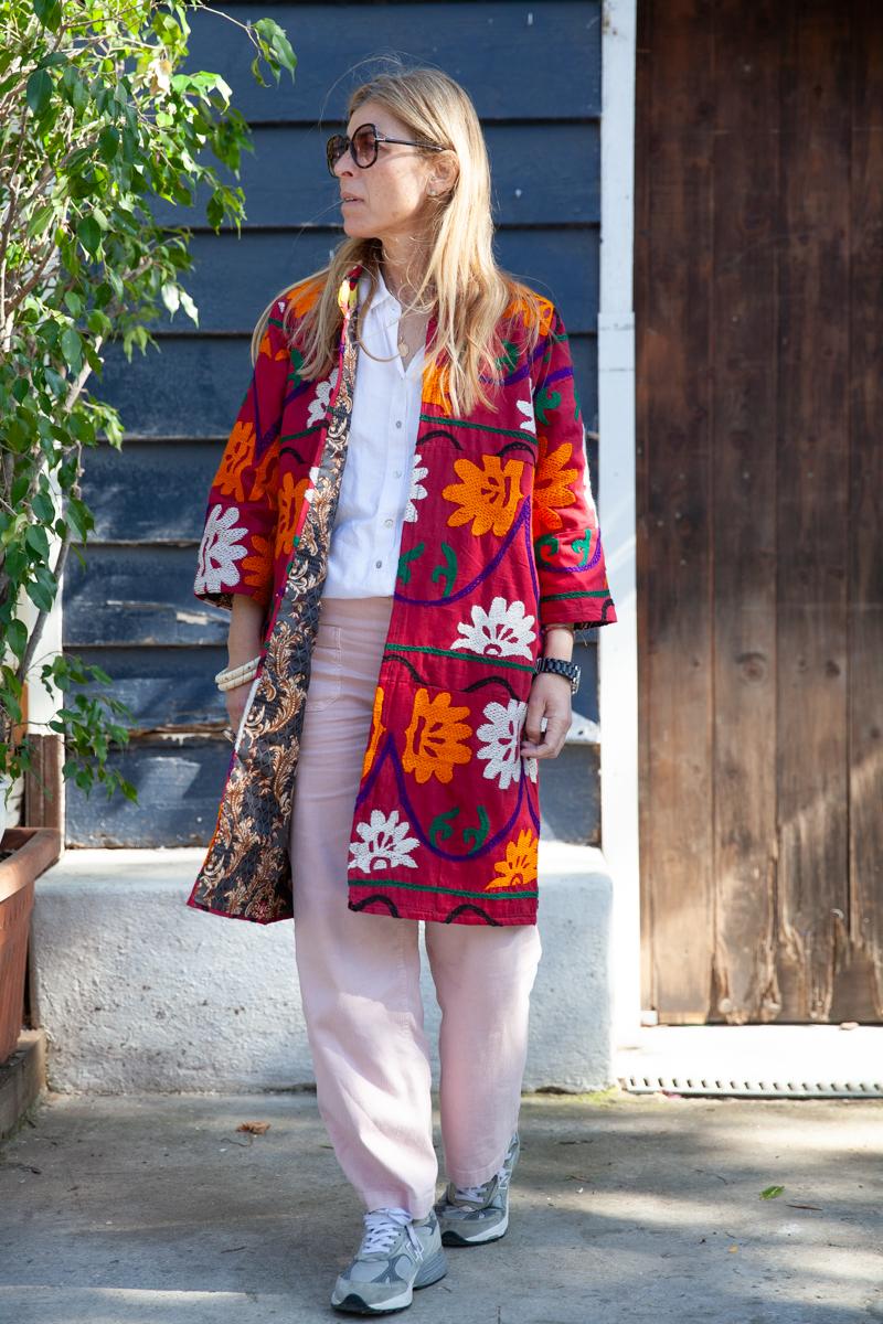 Kimono Red Suzani