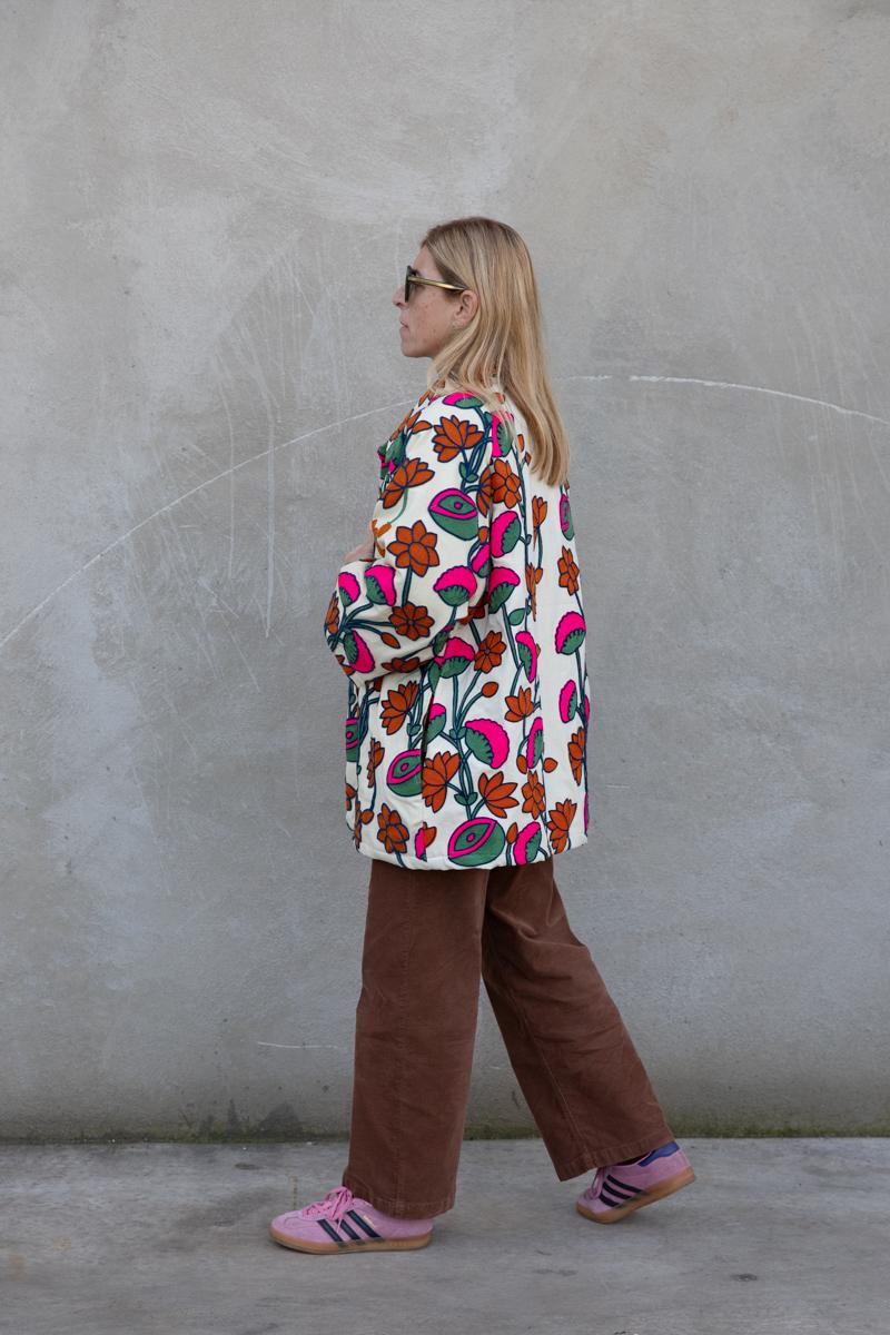 Lotus short kimono