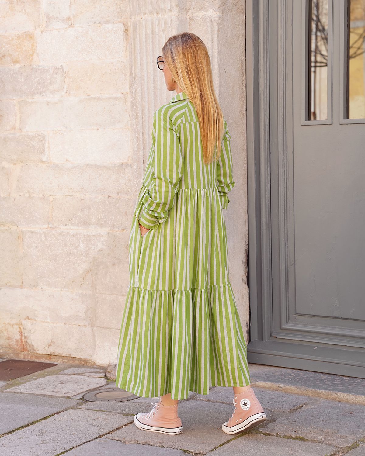 Arya Green Dress