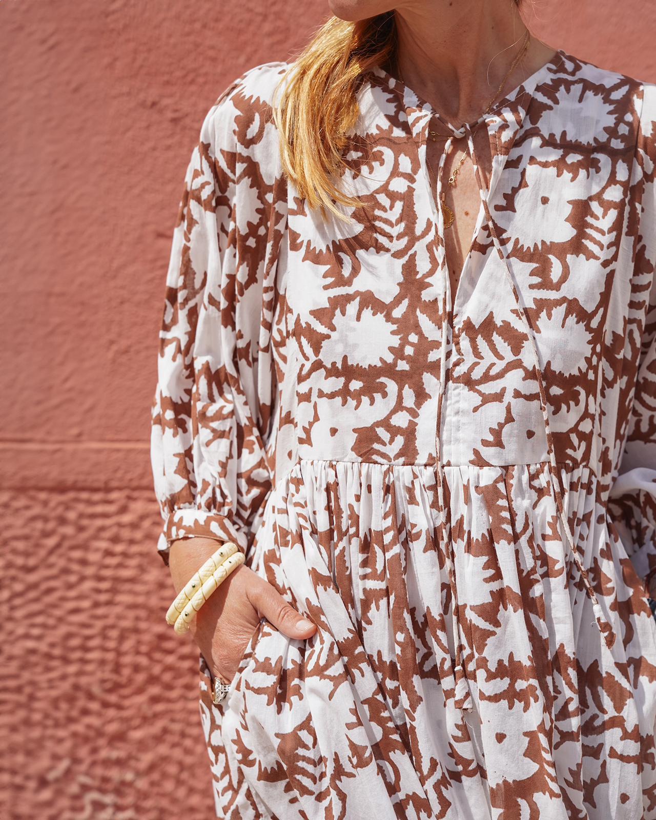 SITA BROWN DRESS