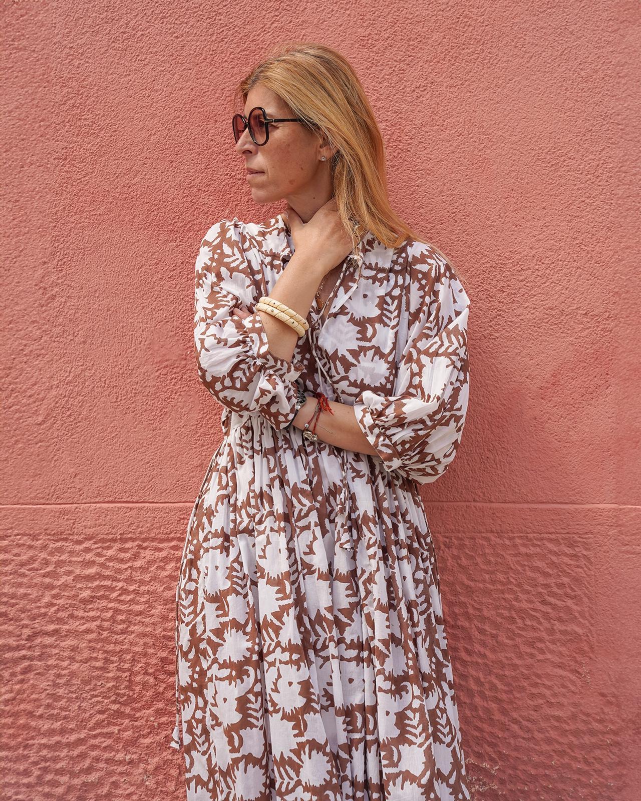 SITA BROWN DRESS