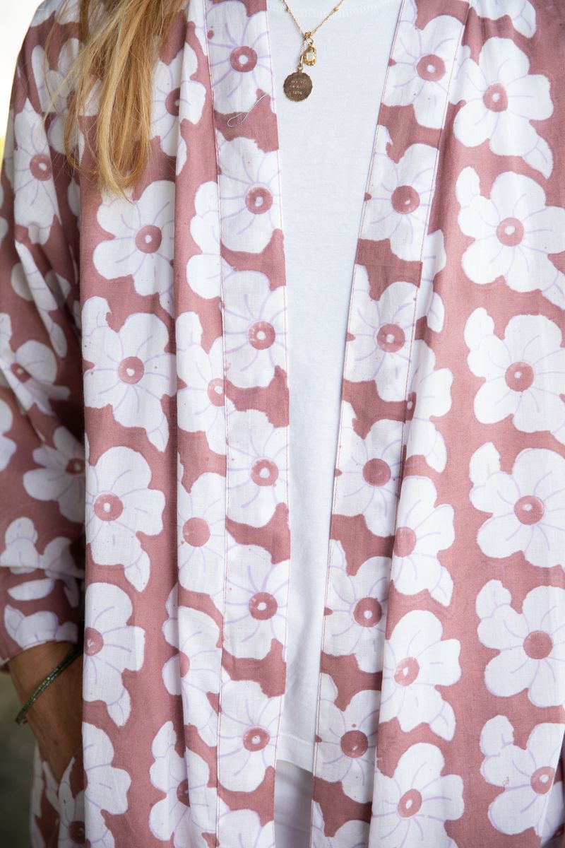 Cotton Daisy kimono