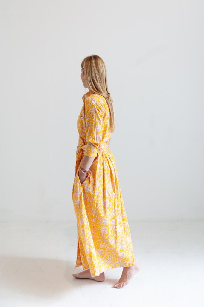 Audrey Yellow Dress