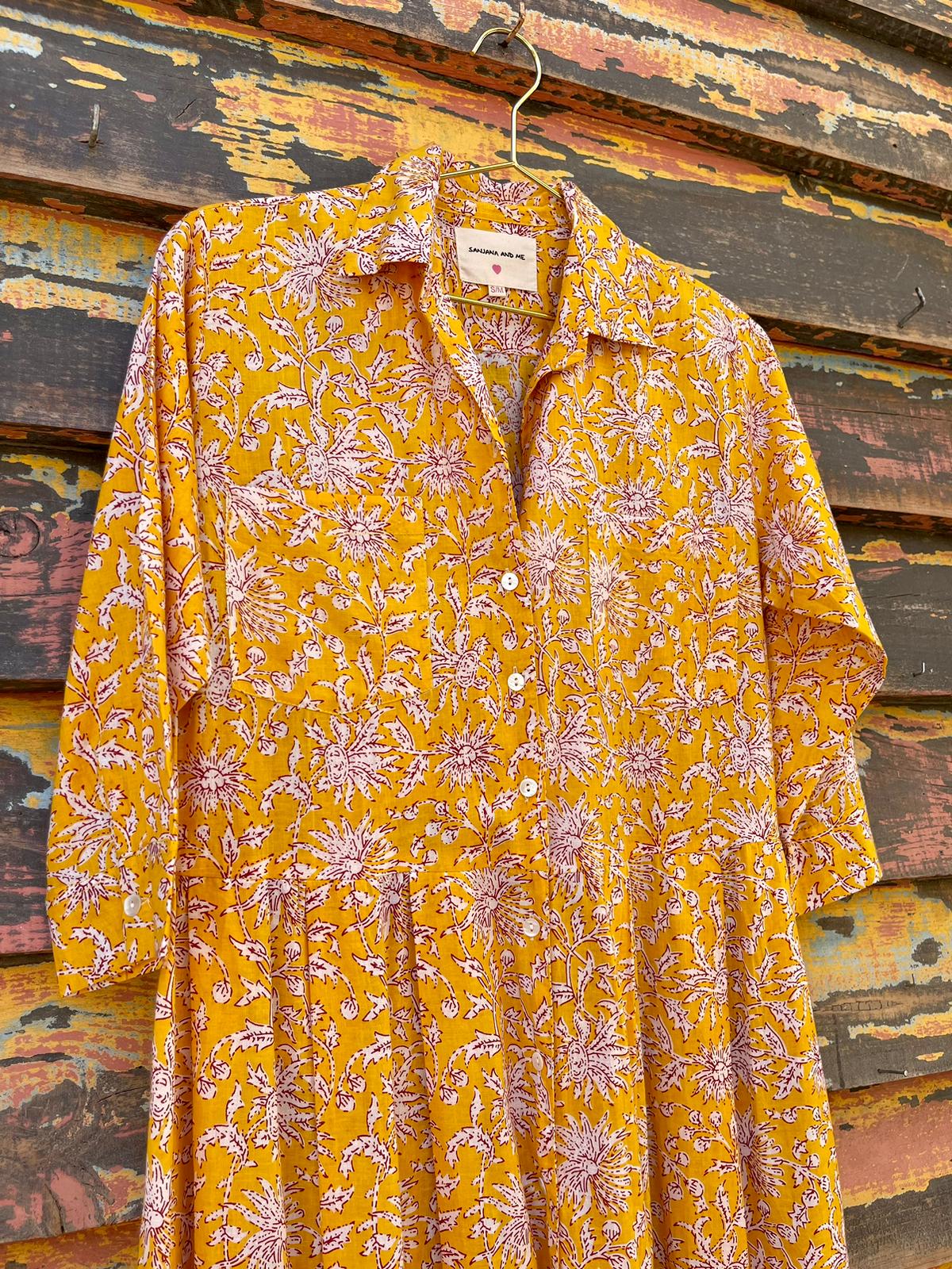 Audrey Yellow Dress