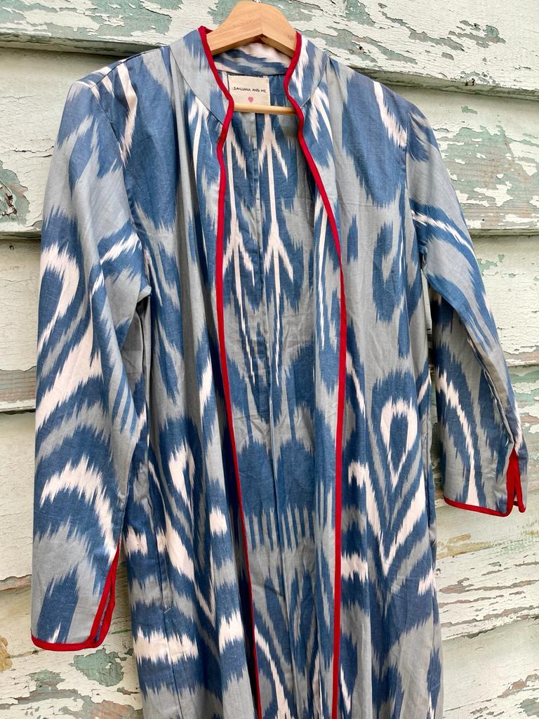 Ikat Kimono print