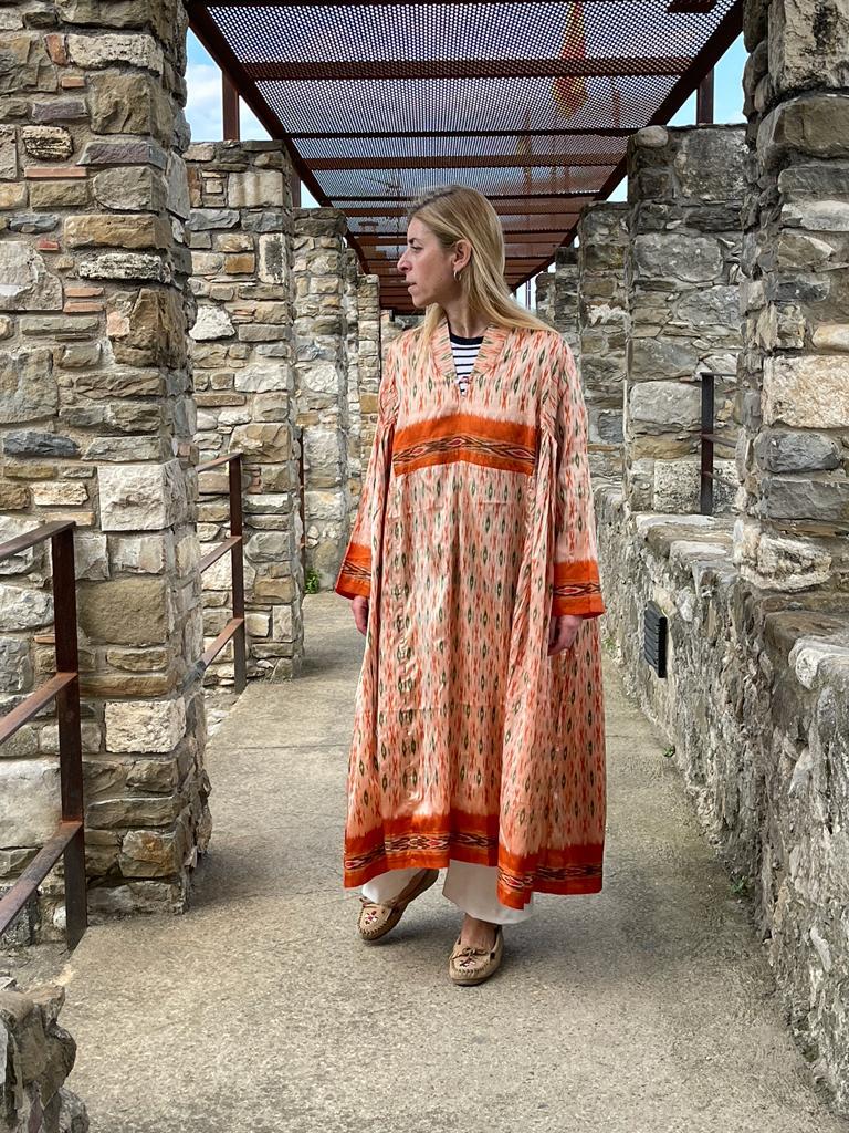 Oversize sari dress