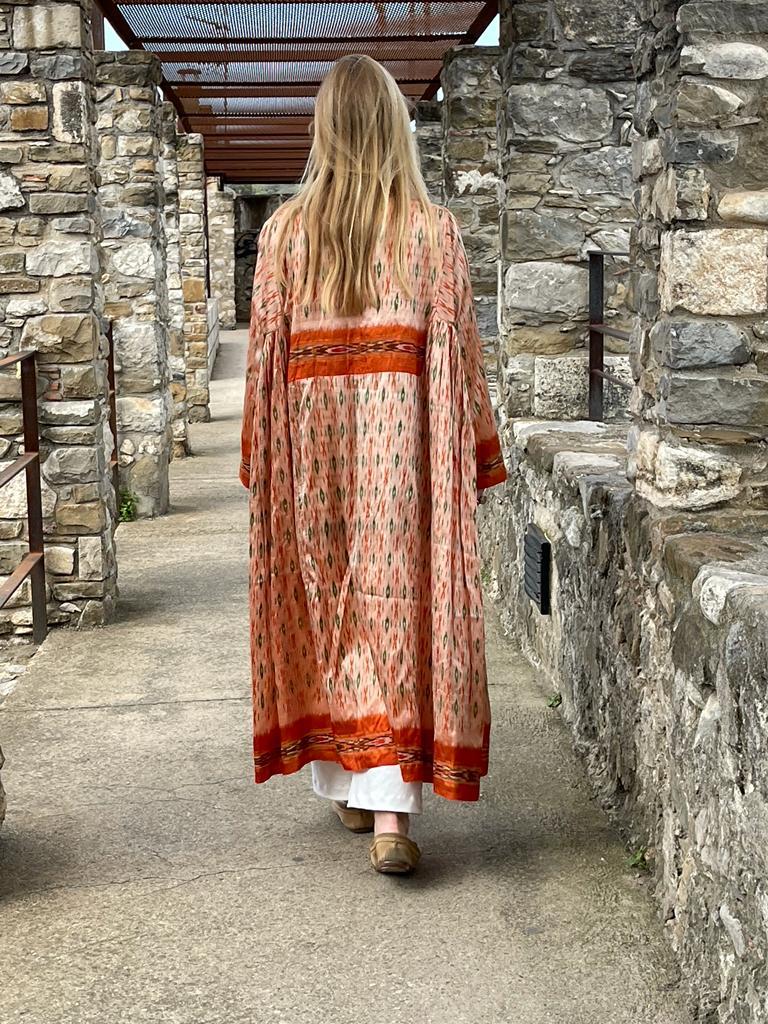 Oversize sari dress