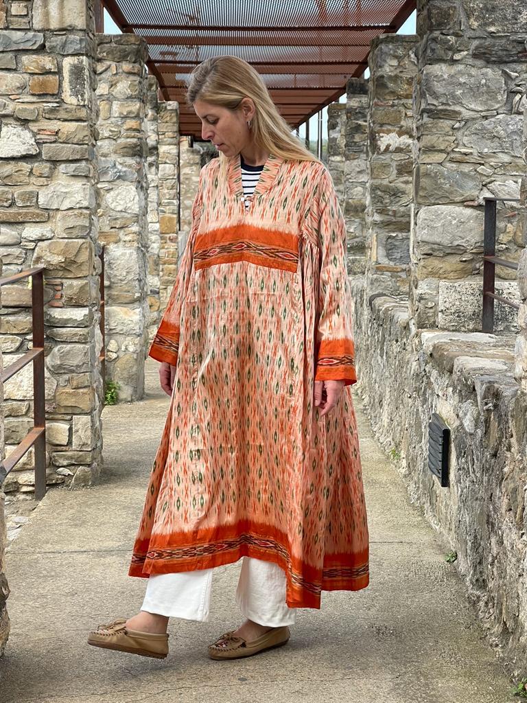 Oversize sari dress