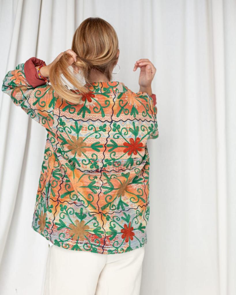 Old kantha embroidered Jacket