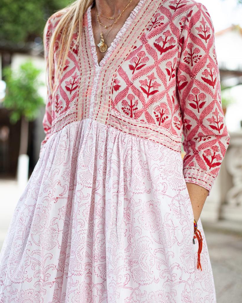 Sanjana pink Dress