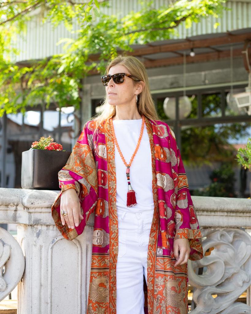 Vintage Sari Kimono