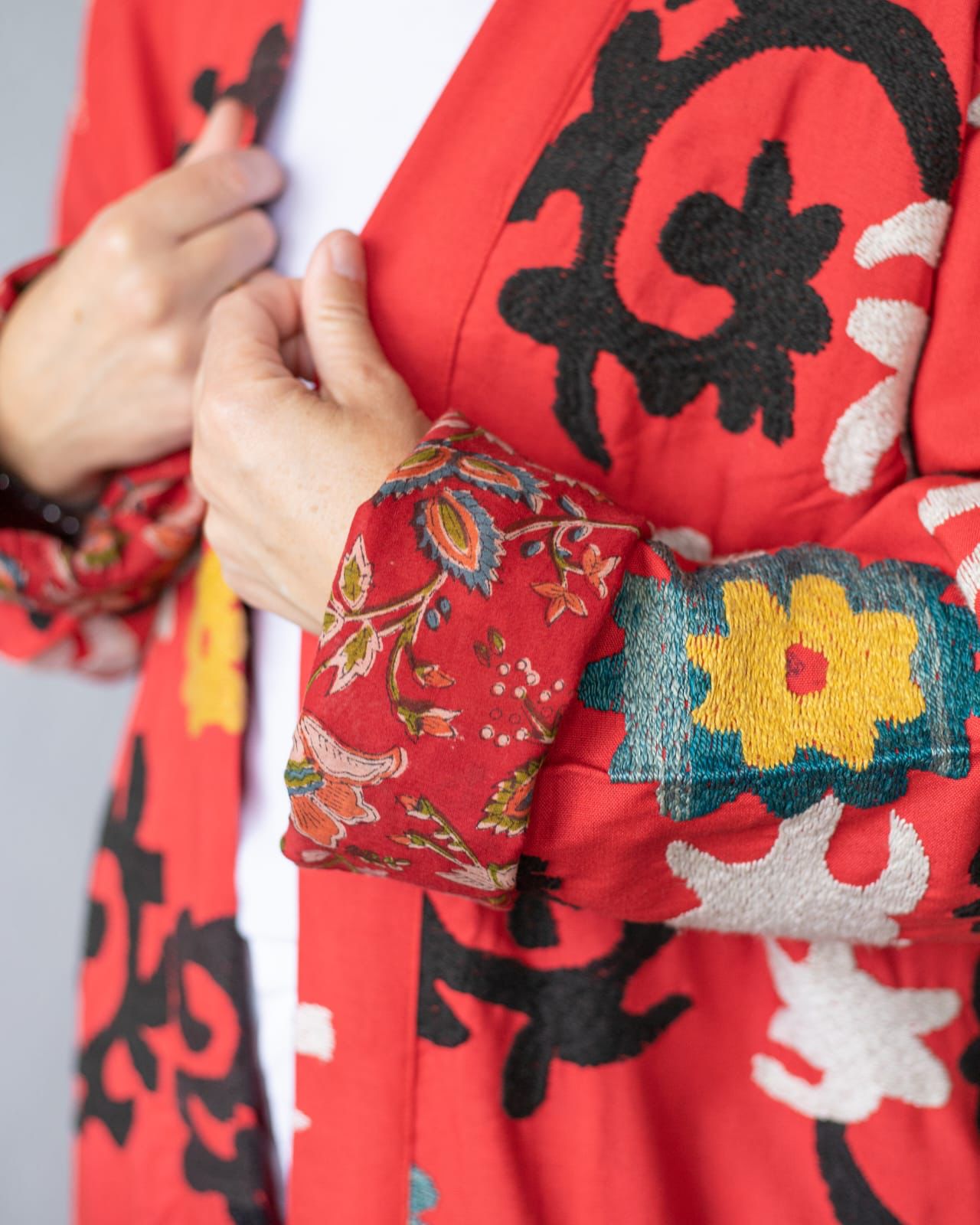 Suzani vintage reversible jacket