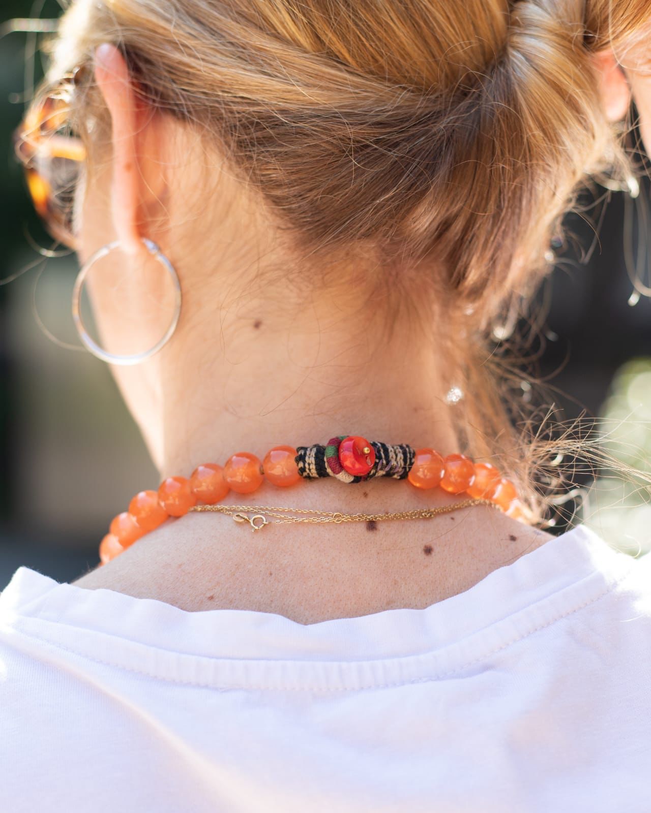 Orange necklace