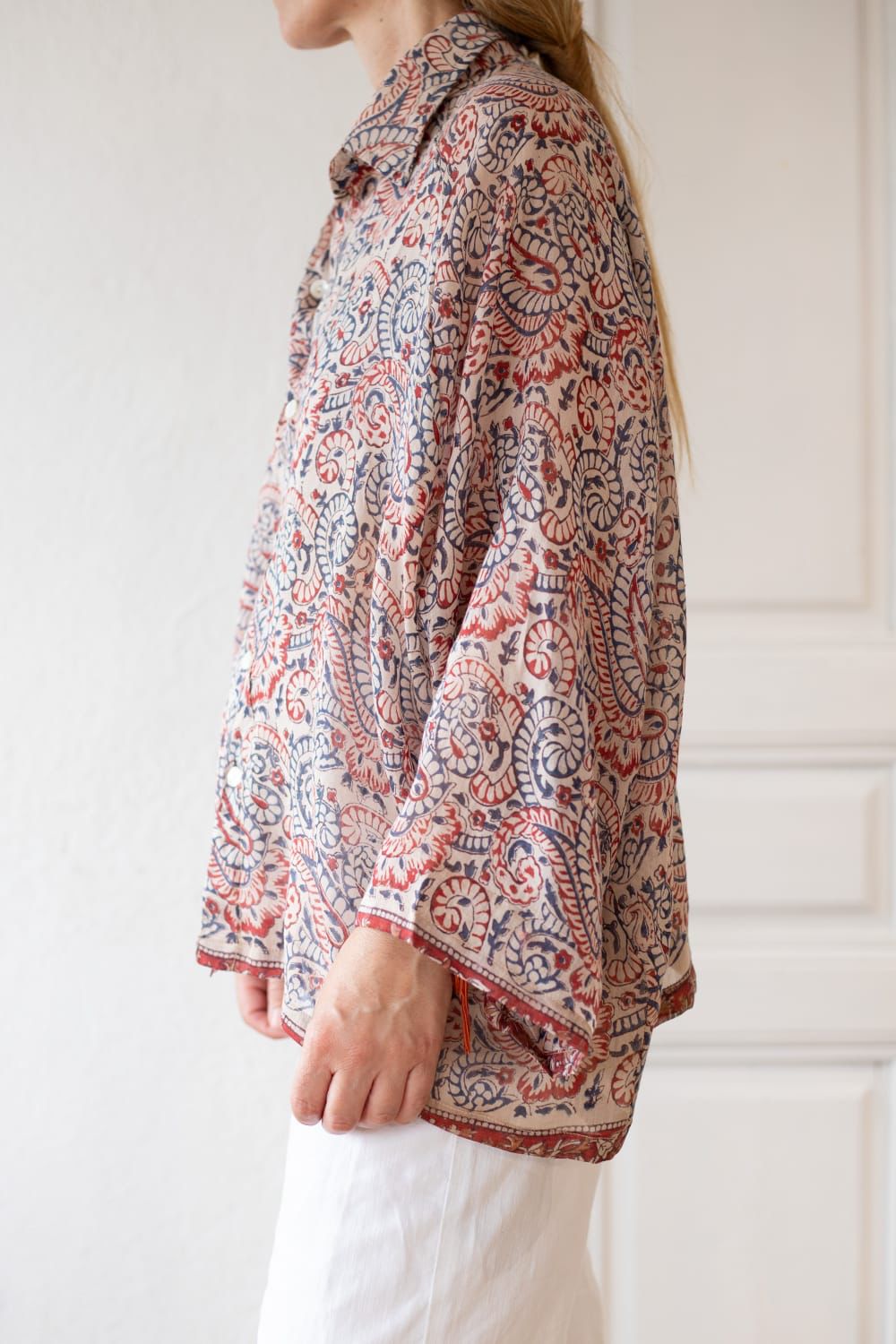 Cotton sari shirt