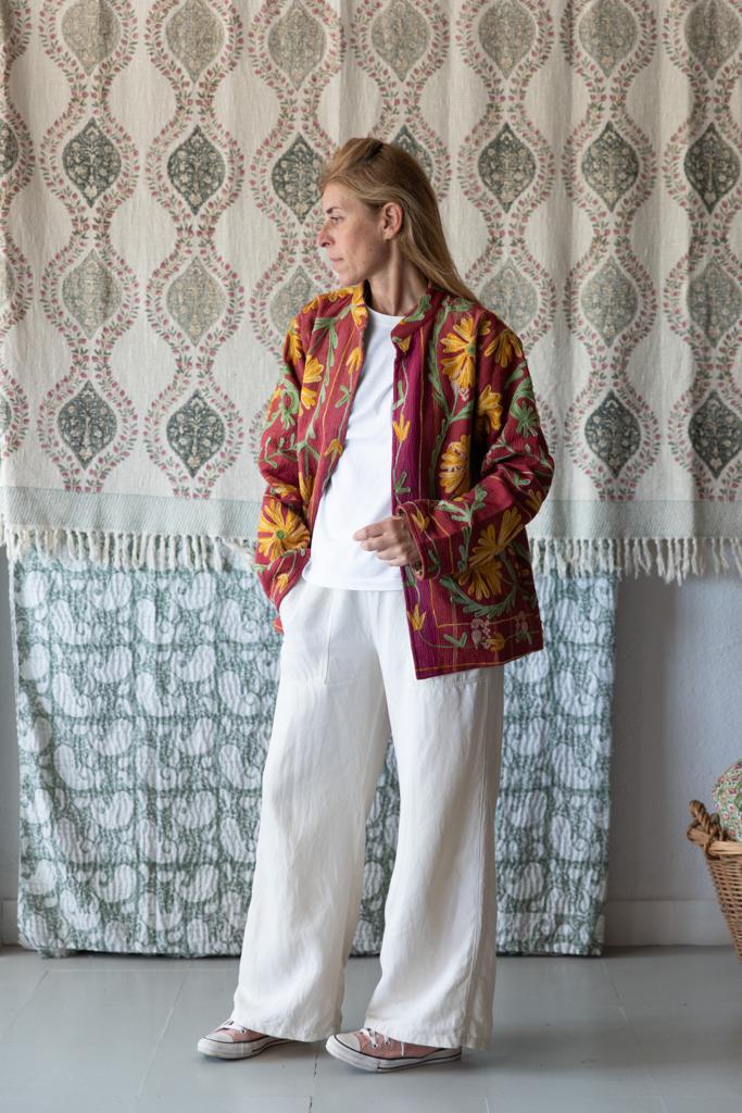 Kantha Embroidered Jacket