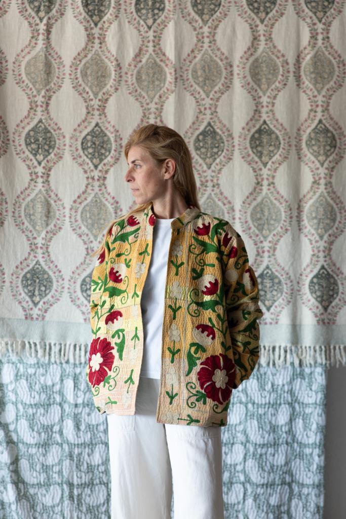 Kantha Embroidered Jacket