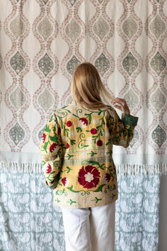 Kantha Embroidered Jacket