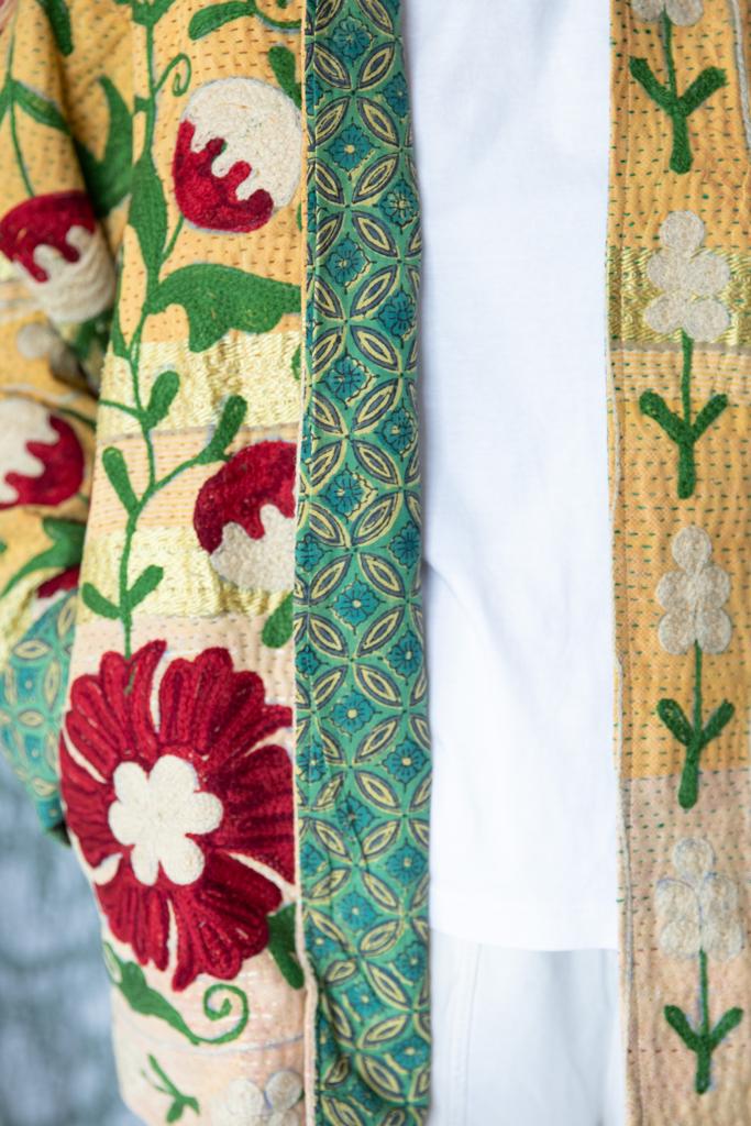 Kantha Embroidered Jacket