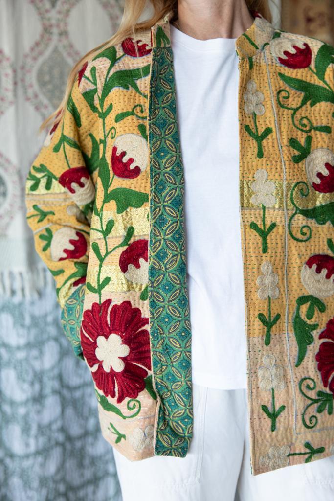 Kantha Embroidered Jacket