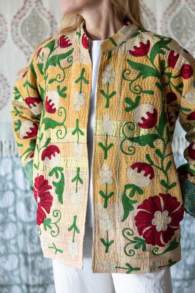 Kantha Embroidered Jacket