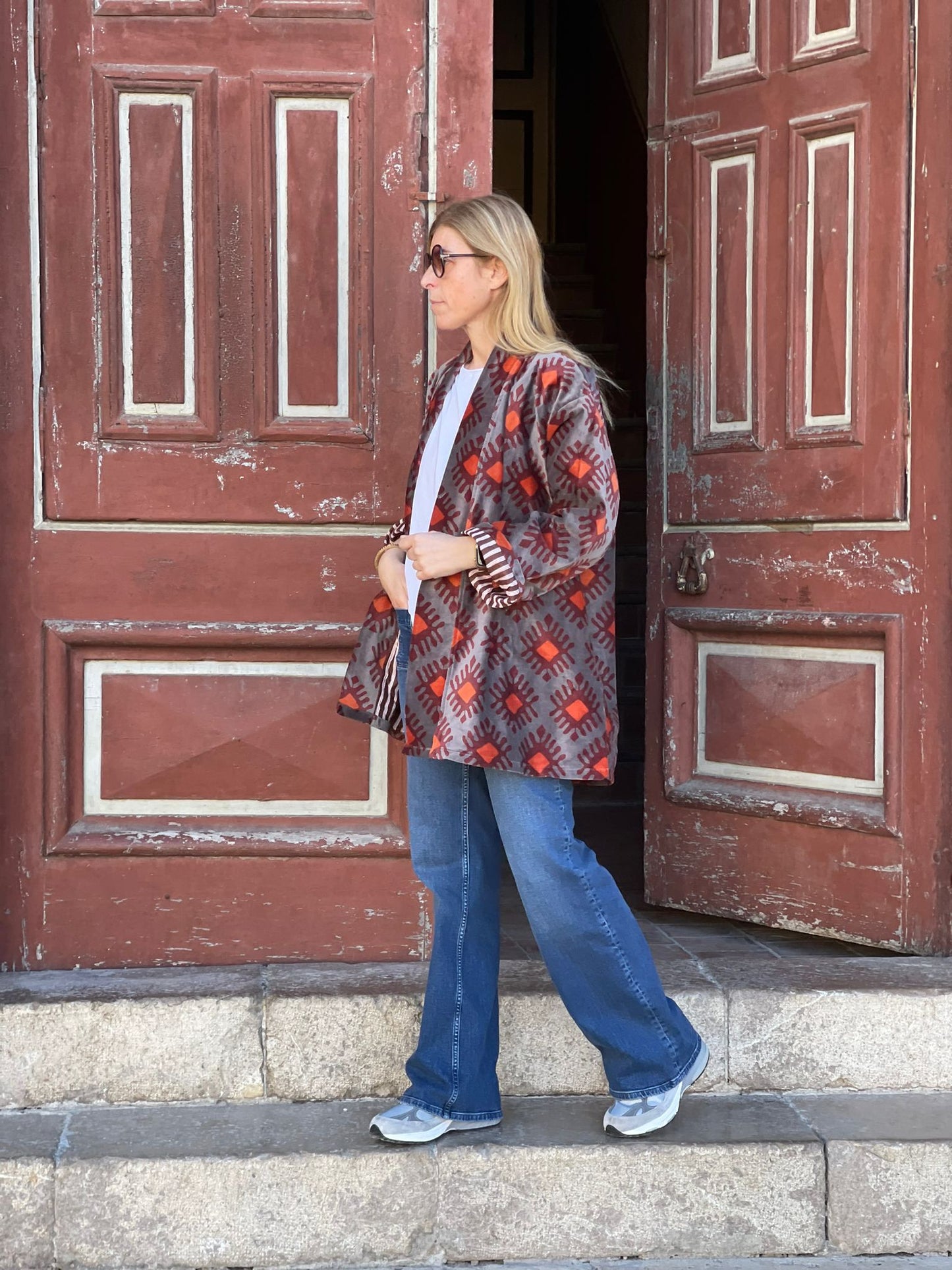 Velvet Kimono Short