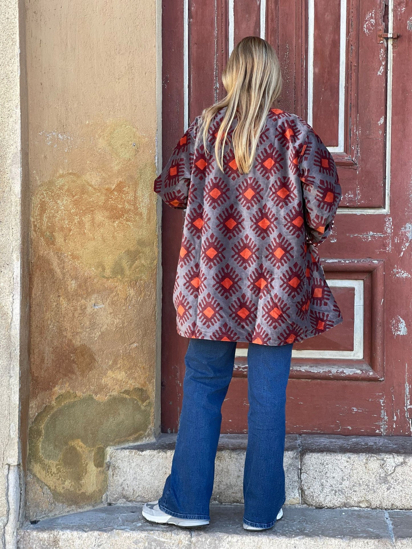 Velvet Kimono Short