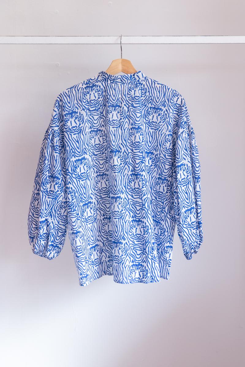 Tiger shirt blue