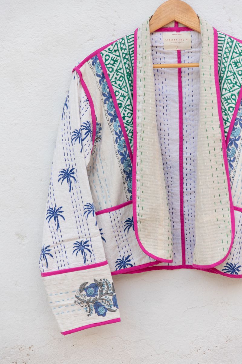 New kantha patchwork jacket