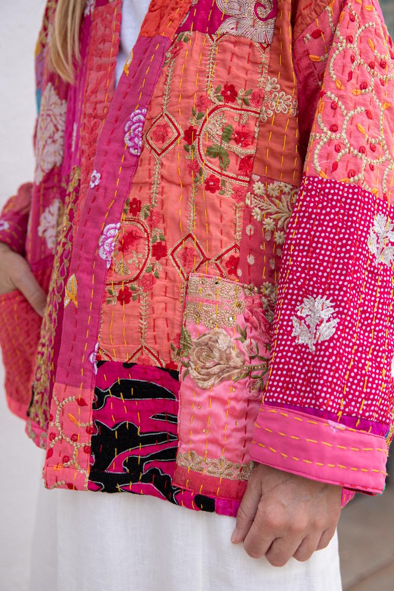 Old Kantha Patchwork Jacket