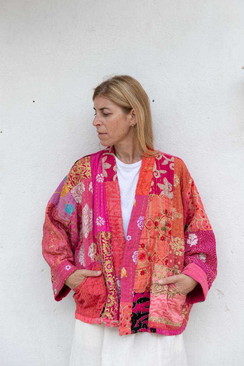 Old Kantha Patchwork Jacket