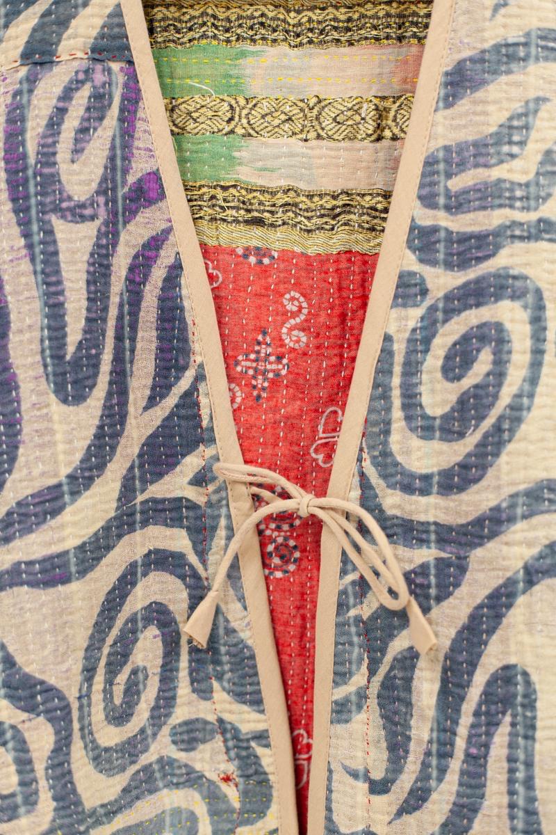 Old kantha reversible Vest