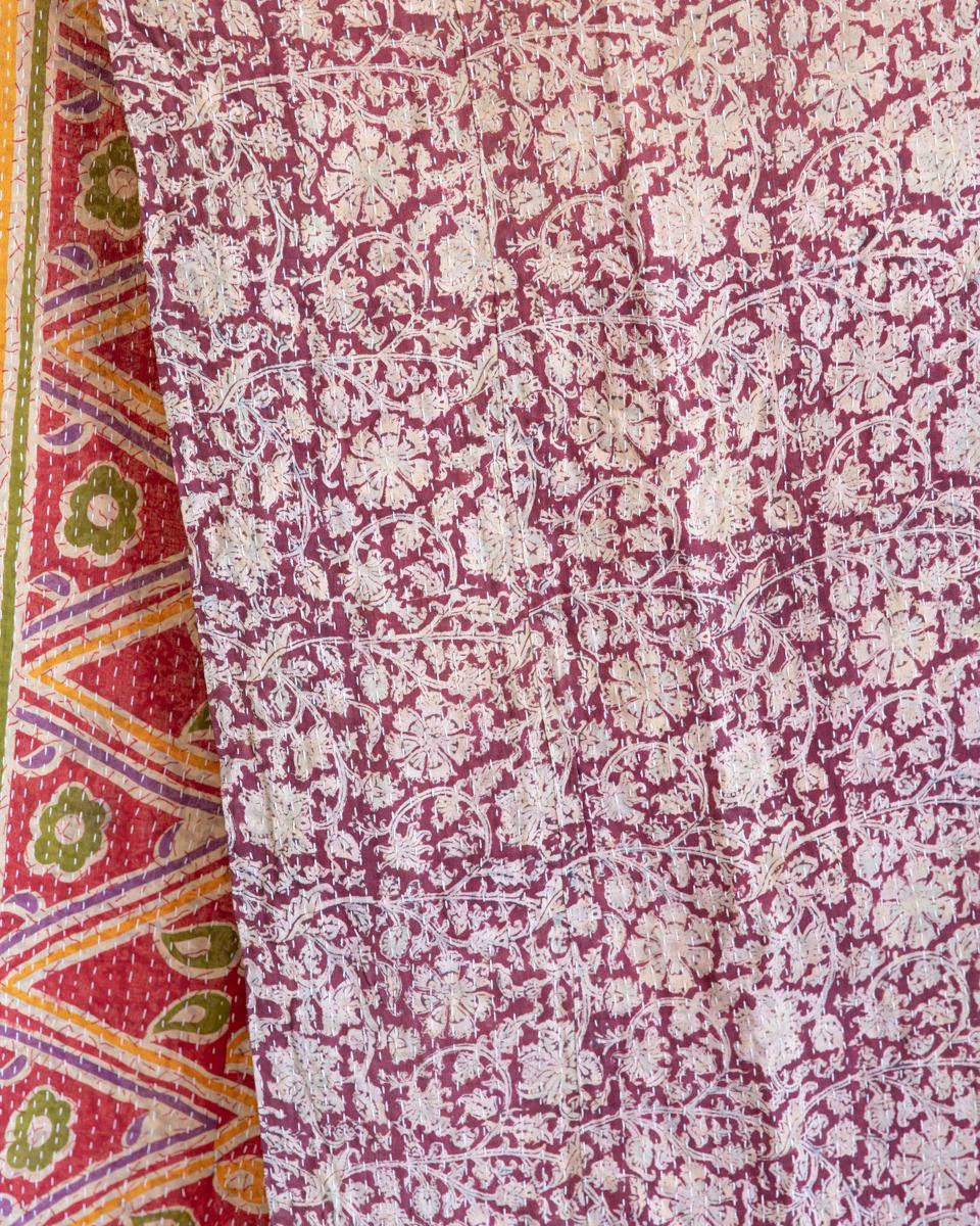 Old kantha reversible pareo