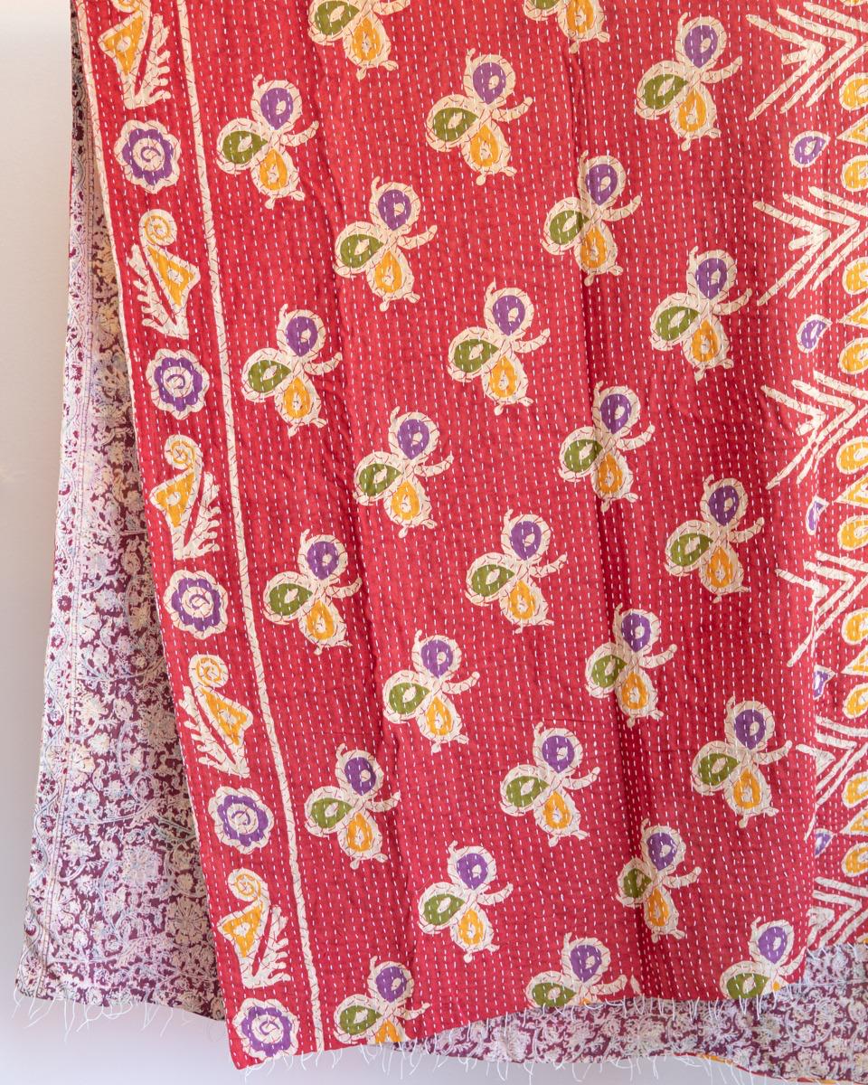 Old kantha reversible pareo