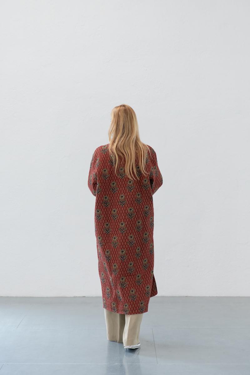 REVERSIBLE LONG QUILTED COAT