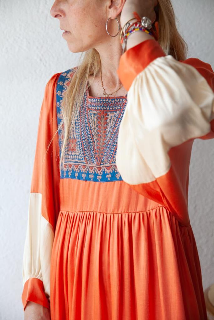 Juliana Orange Dress