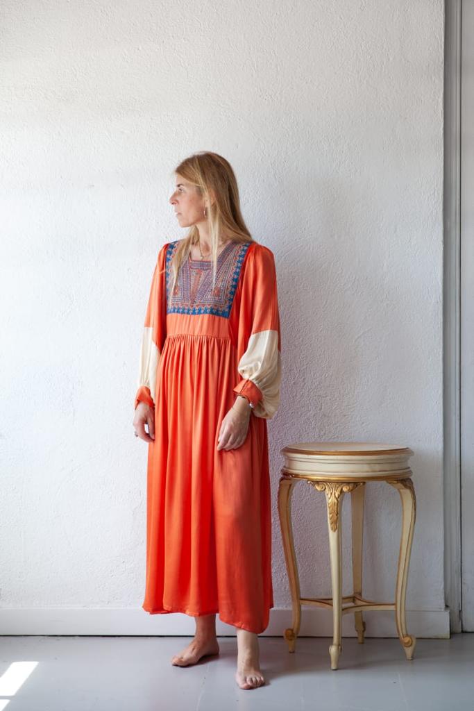Juliana Orange Dress