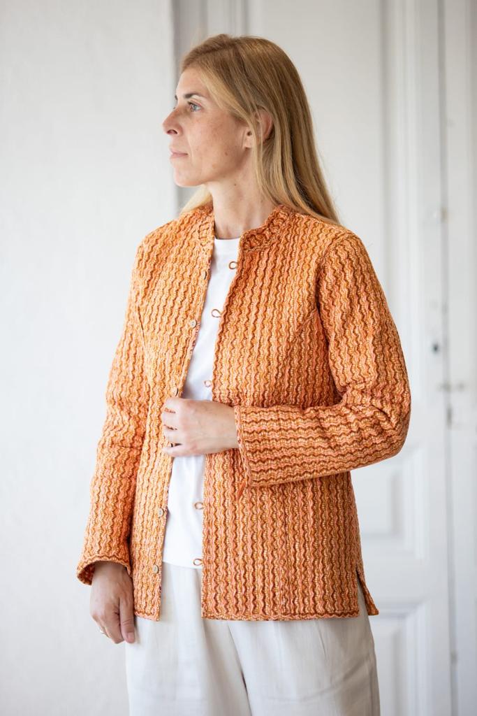 Block Print Quilted Reversible Jacket