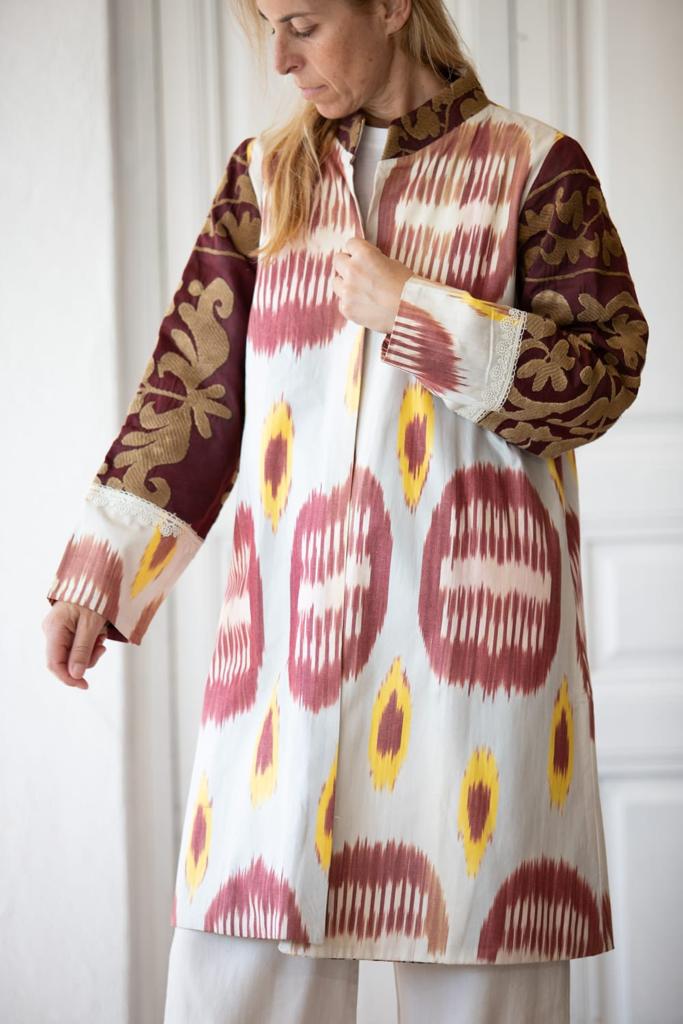 Kimono Suzani + ikat