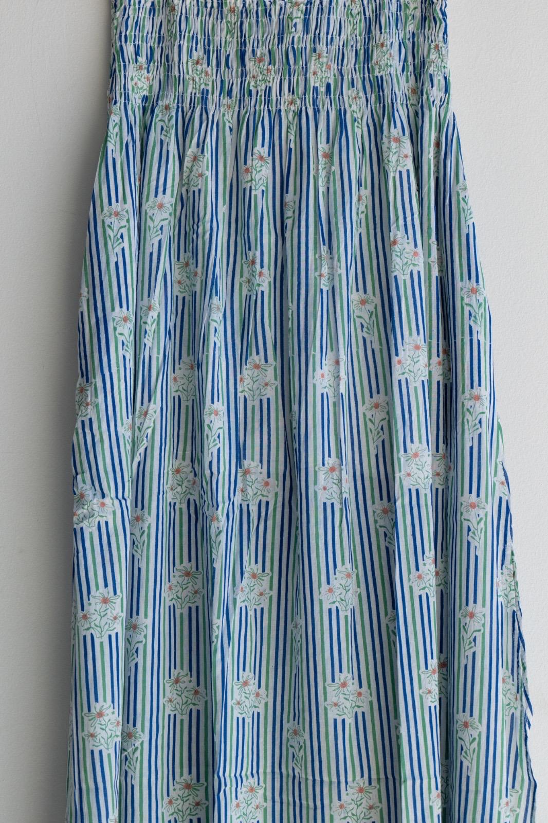Long Blue Skirt